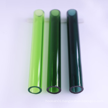 China Alibaba Supplier borosilicate color glass tube pipes price